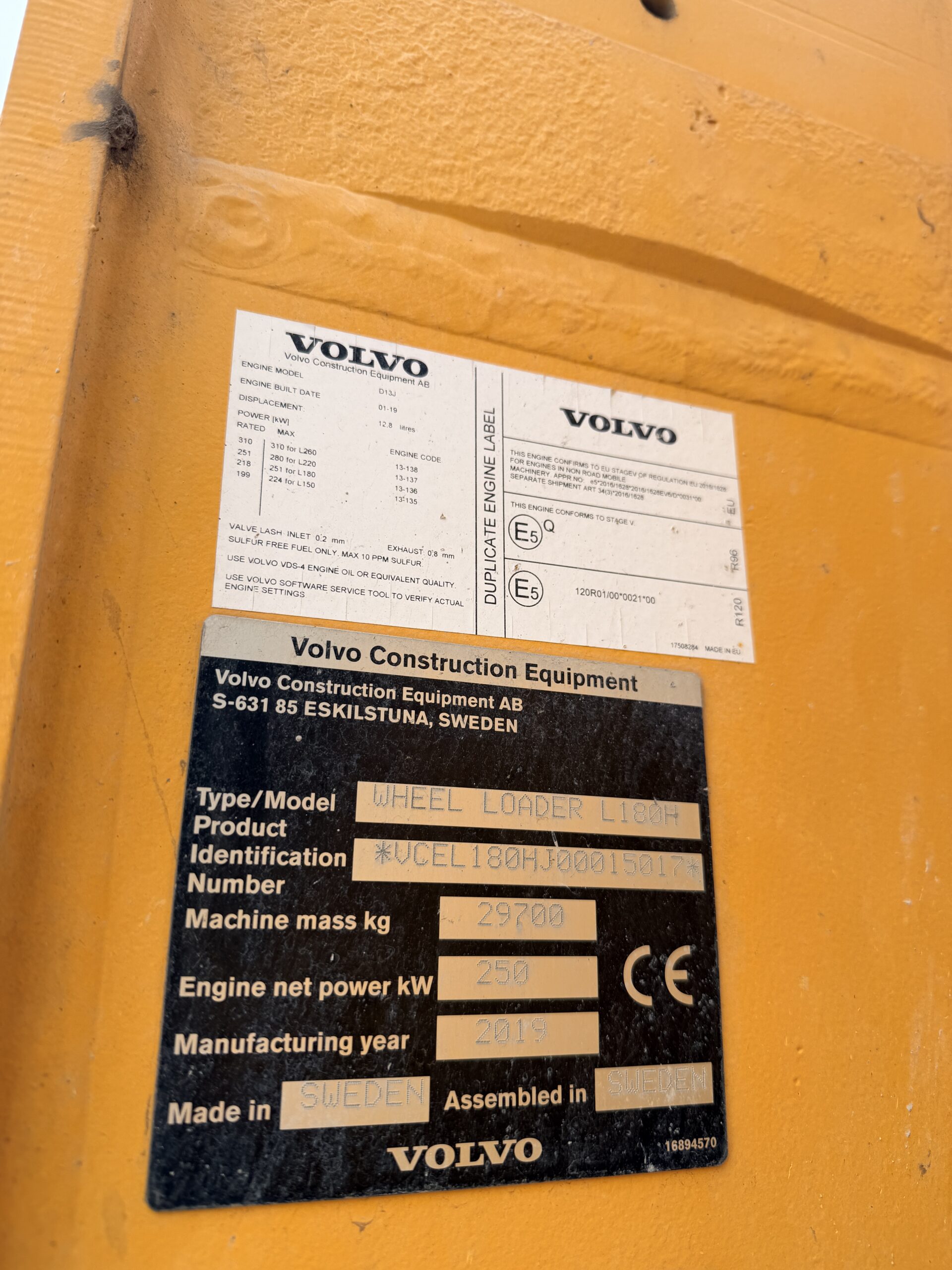 VOLVO L180H